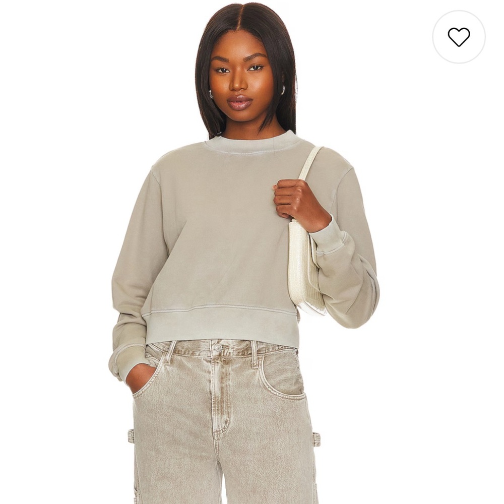 NWOT COTTON CITIZEN Milan Crew Sweatshirt in Vintage Chalk!